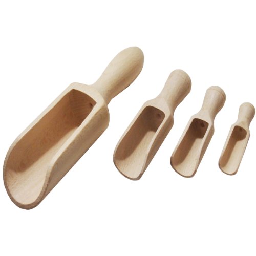 Algopix Similar Product 2 - Traditional Wooden Spoons Sets 4 Set
