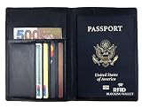 Algopix Similar Product 17 - RFID Blocking Wallet Leather Passport