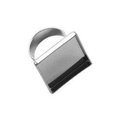 Algopix Similar Product 8 - Lisa Pavelka Square Ring Form - Silver