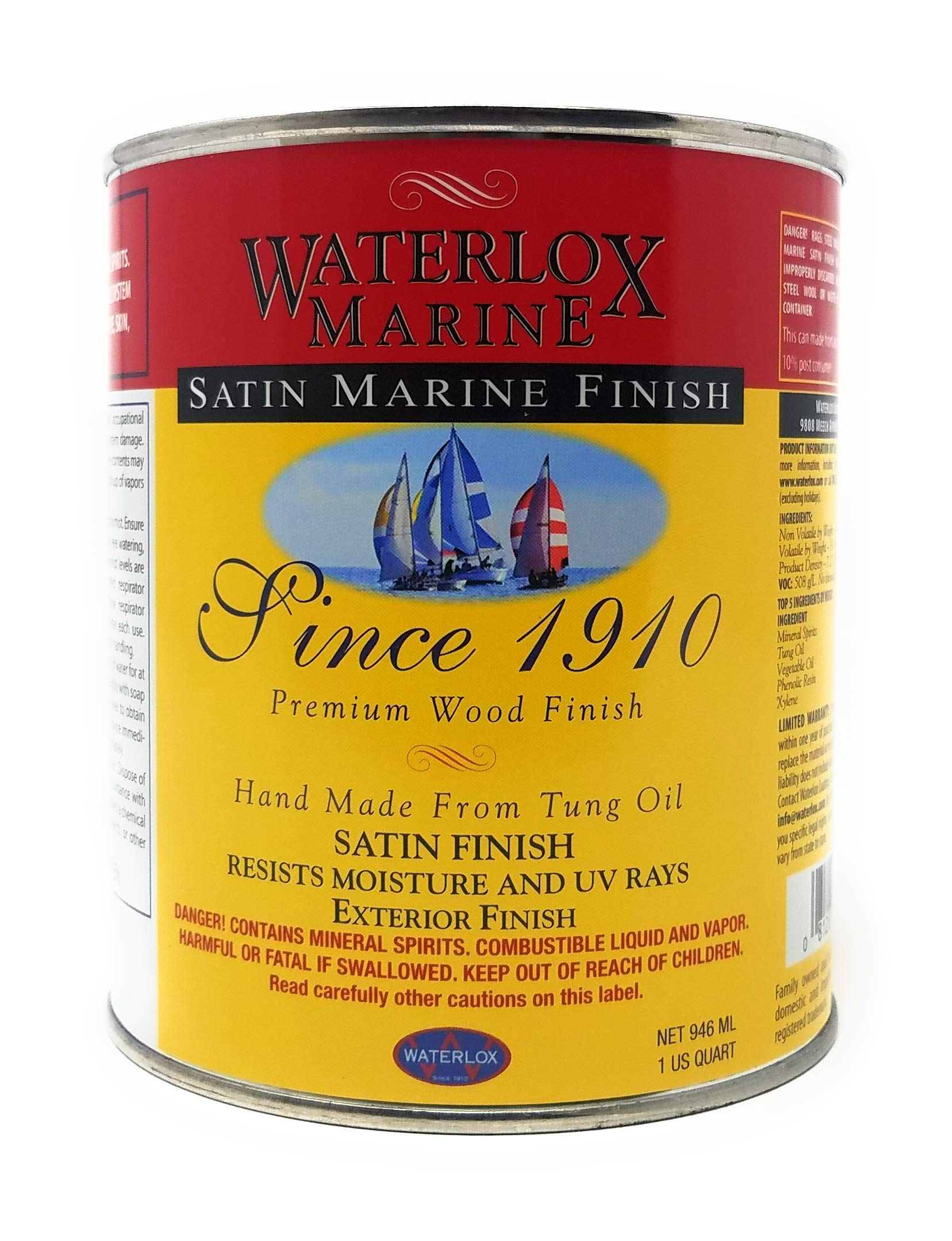 Algopix Similar Product 10 - Waterlox TB6032 QT Satin Marine Finish
