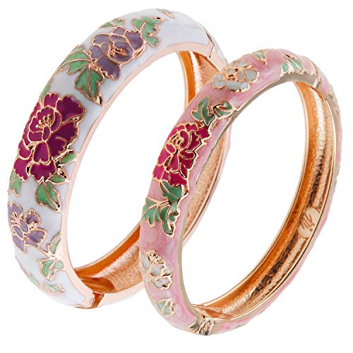 Algopix Similar Product 18 - UJOY Cloisonne Bangles Gorgeous