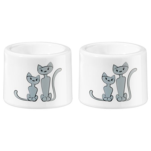 Algopix Similar Product 16 - Koziol I Miaou Egg Cup With Print