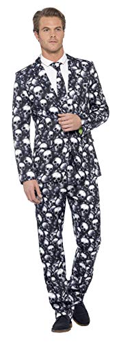 Algopix Similar Product 13 - Skeleton Suit Black  White With Jacket