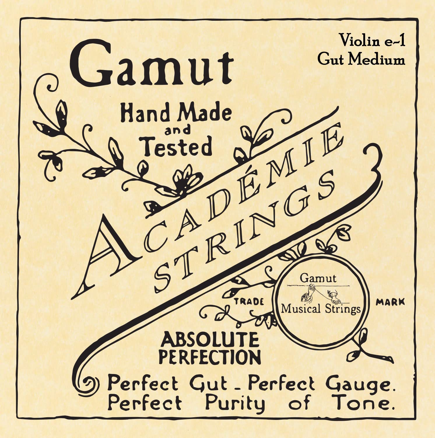 Algopix Similar Product 16 - Academie Violin e-1 Gut Medium Gauge