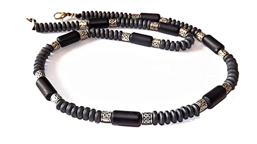 Algopix Similar Product 9 - Mens Choker Necklace Onyx Necklace Mens