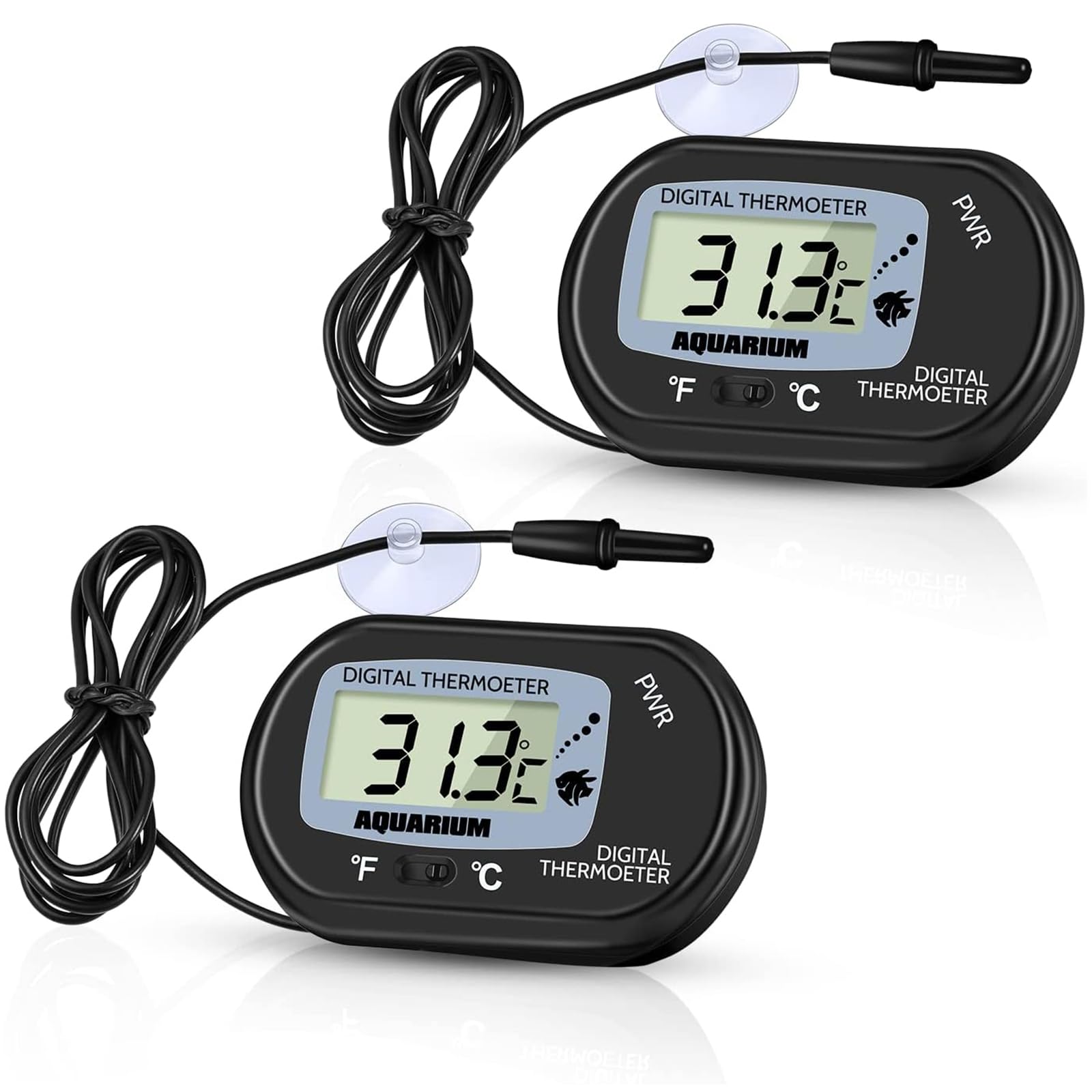 Algopix Similar Product 17 - ZACRO 2 Pack Digital Aquarium