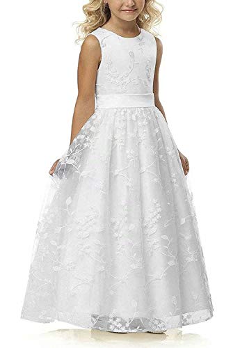 Algopix Similar Product 16 - A line Wedding Pageant Lace Flower Girl