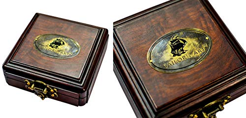 Algopix Similar Product 14 - Sailors Art Antique Brass Ship Pocket