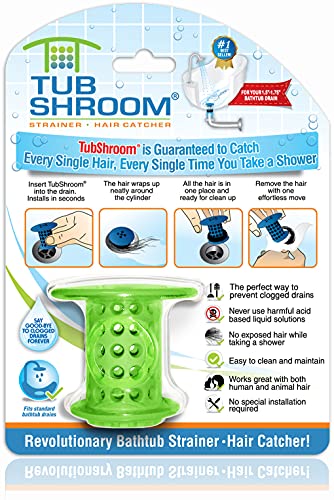 Algopix Similar Product 4 - TubShroom Tub Hair Catcher Protector