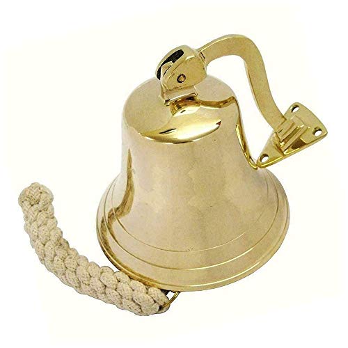 Algopix Similar Product 14 - ARSUK Ship Bell  Large Brass Sleigh