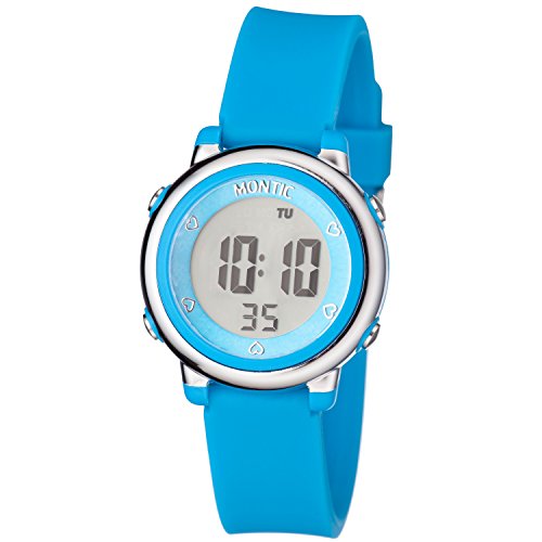 Algopix Similar Product 16 - Kids Digital Watch in Blue Plastic Case