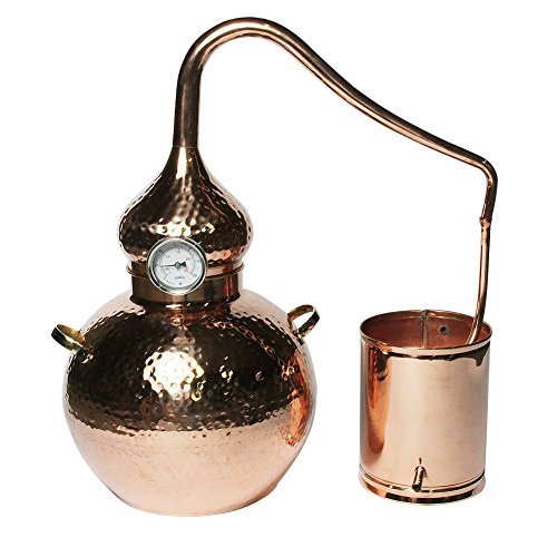 Algopix Similar Product 15 - 5 Gallon Copper Alembic Still for