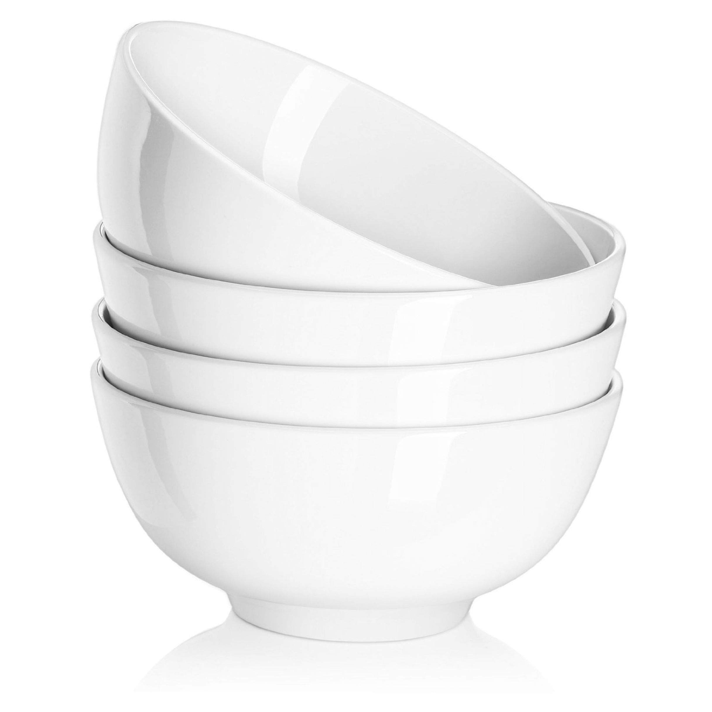 Algopix Similar Product 14 - DOWAN 22 OZ White Ceramic Bowls Set of
