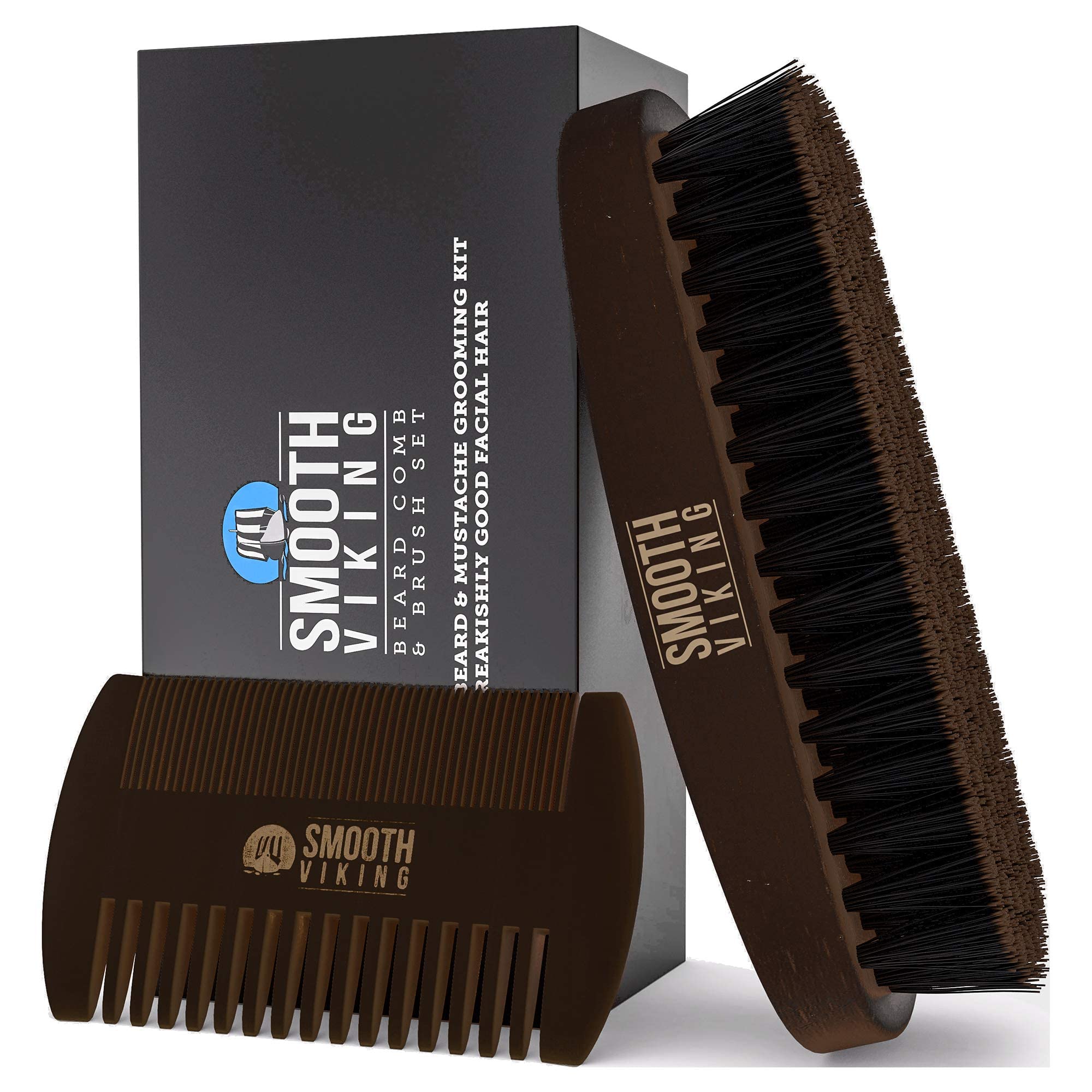 Algopix Similar Product 10 - Smooth Viking Beard Brush  Comb Gift