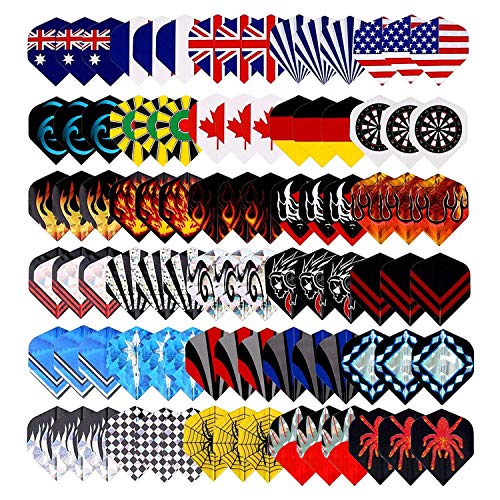 Algopix Similar Product 12 - Tezoro Standard Dart Flights sets 30