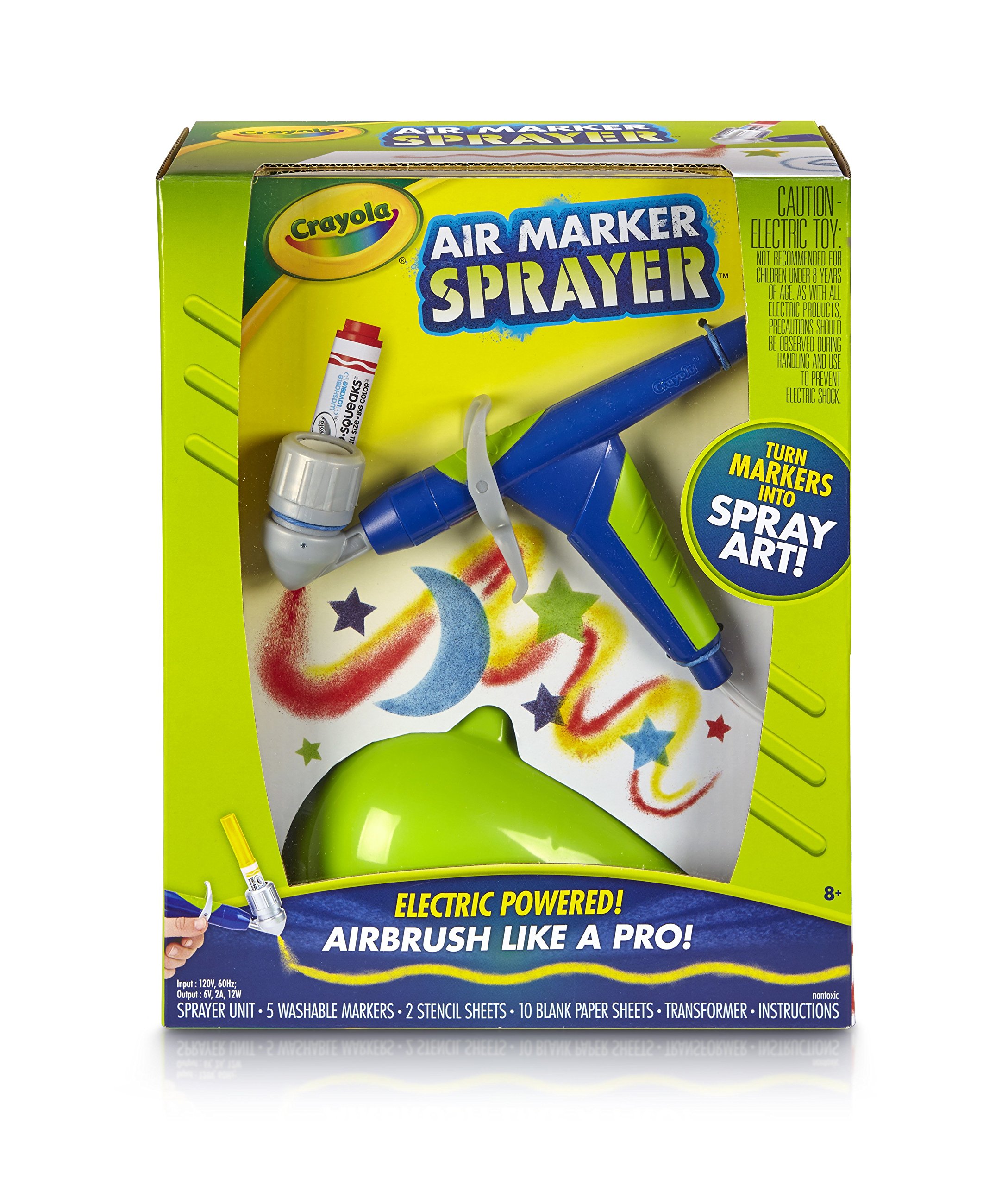 Algopix Similar Product 5 - Crayola Air Marker Sprayer Airbrush