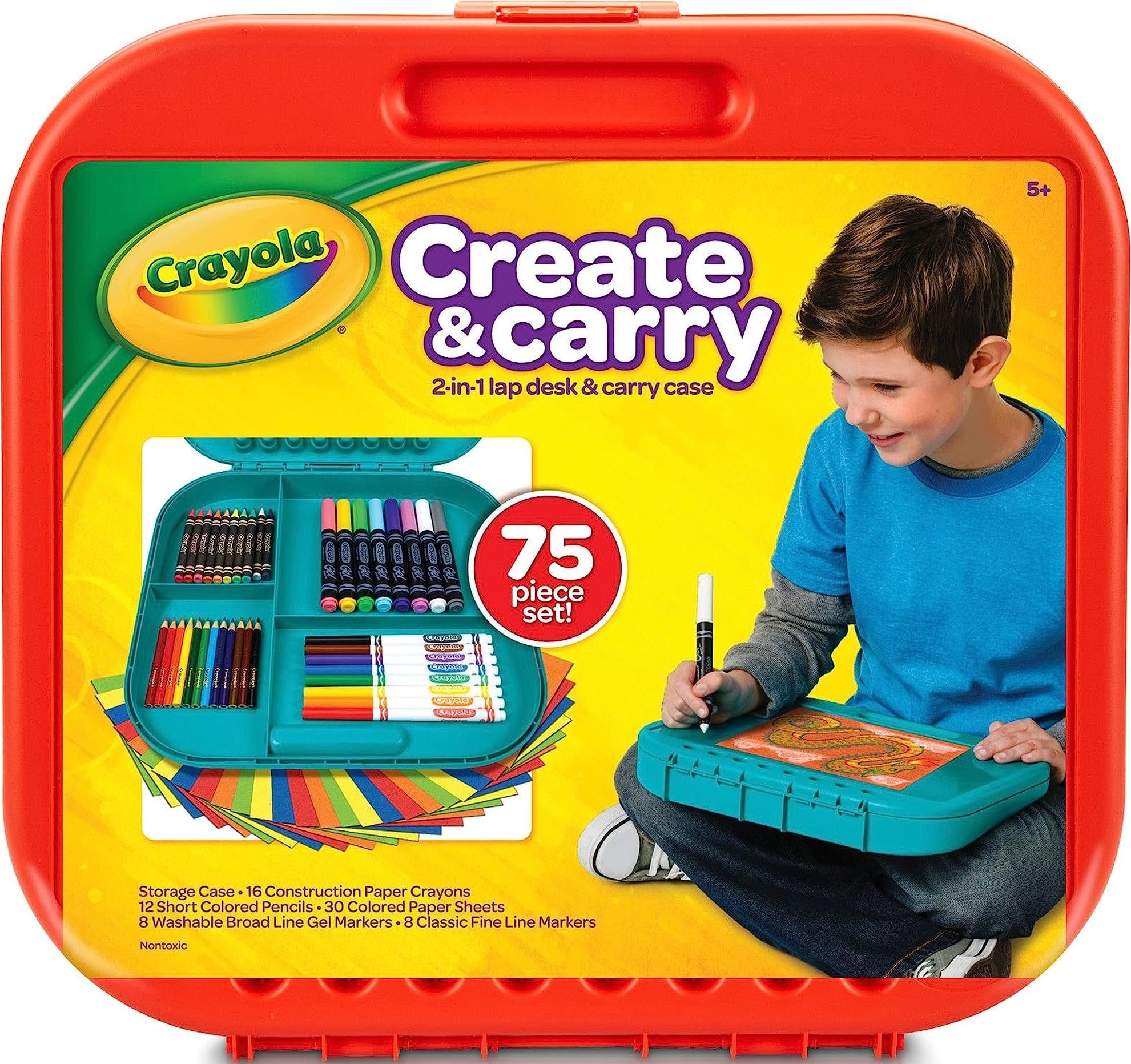 Algopix Similar Product 19 - Crayola Create N Carry Travel Art Set