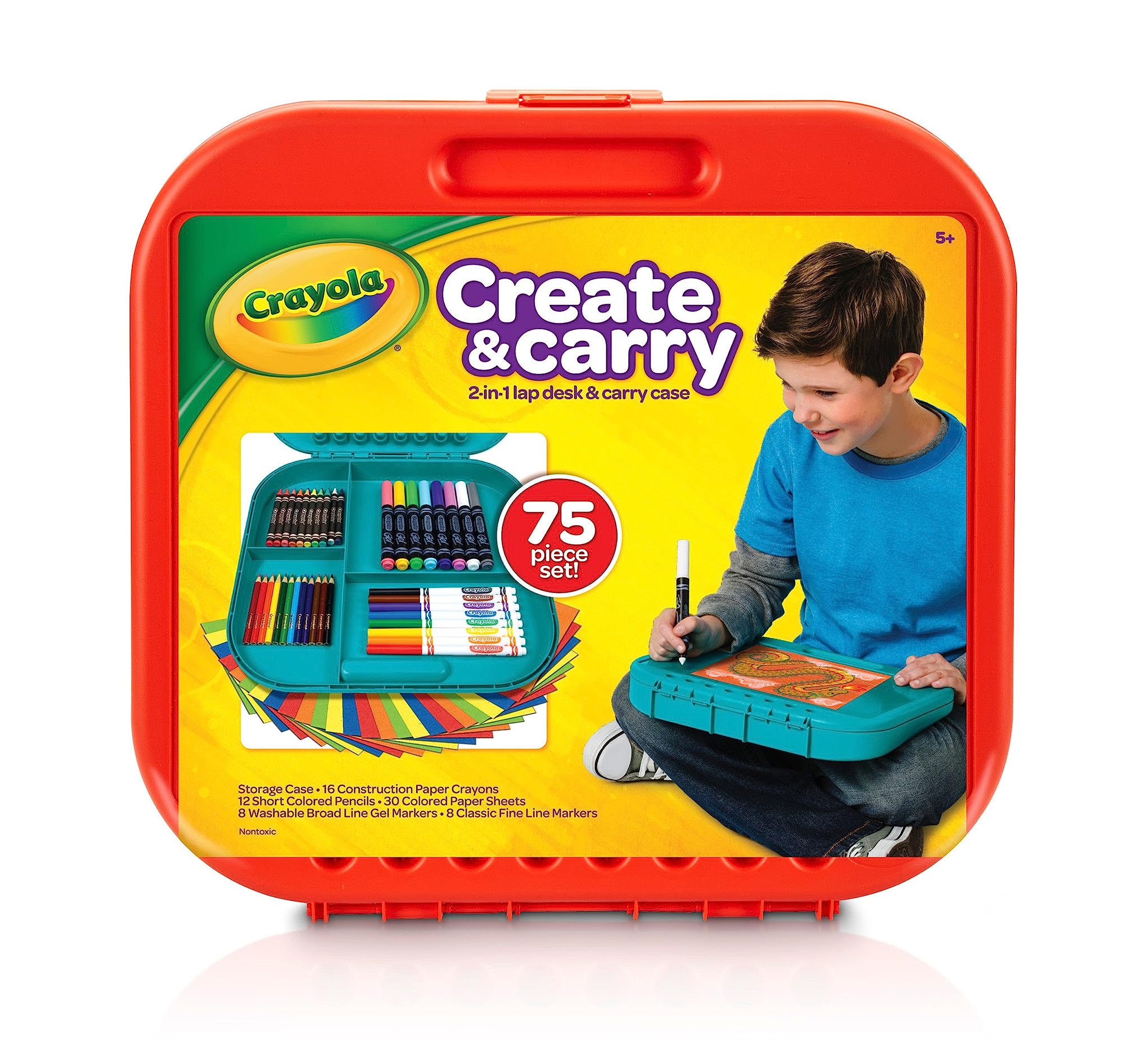 Algopix Similar Product 15 - Crayola Create N Carry Travel Art Set