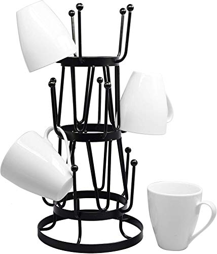 Algopix Similar Product 3 - NeatO Stylish Steel Mug Tree Holder
