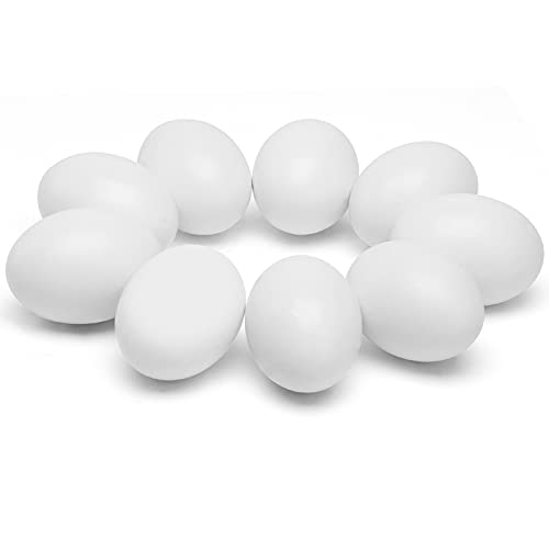 Algopix Similar Product 7 - SallyFashion Wooden Fake Eggs9 Pieces