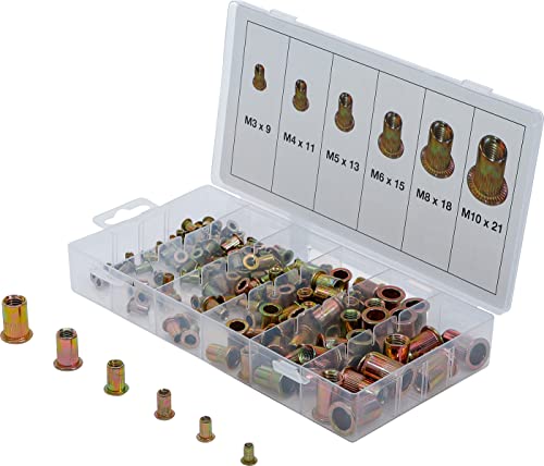 Algopix Similar Product 15 - BGS 14126  Rivet Nuts Assortment 