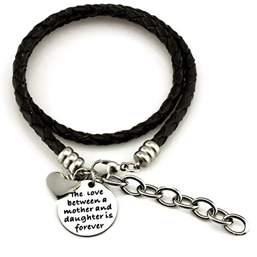 Algopix Similar Product 15 - Insprational Leather Charm Bracelet for
