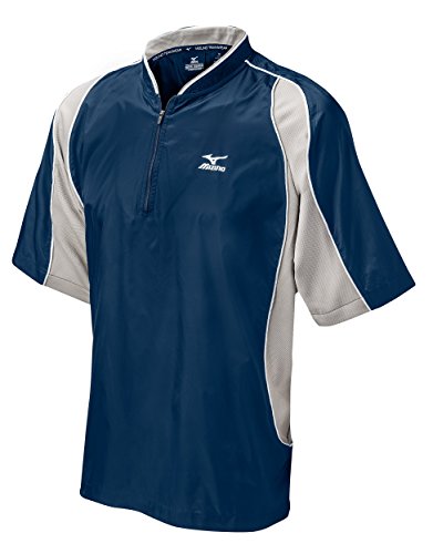 Algopix Similar Product 8 - Mizuno Protect Batting Jersey Navy
