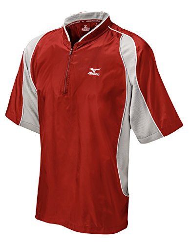 Algopix Similar Product 3 - Mizuno Protect Batting Jersey Red