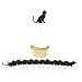 Algopix Similar Product 5 - Black Cat Cupcake Toppers Set of 12 
