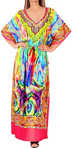 Algopix Similar Product 7 - LA LEELA Womens Plus Size Kaftan