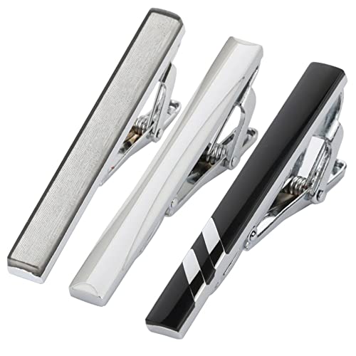 Algopix Similar Product 17 - 3pc Mens Tie Bar Clip 21 Inch