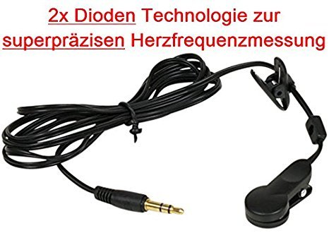 Algopix Similar Product 7 - Ear Clips with 2 Diodes Extremely