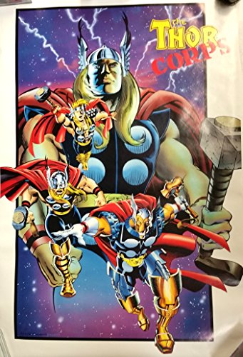 Algopix Similar Product 9 - The Thor Corps Vintage 1992 Poster 22 x