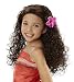 Algopix Similar Product 1 - Disney Moana Wig with Plumeria Flower