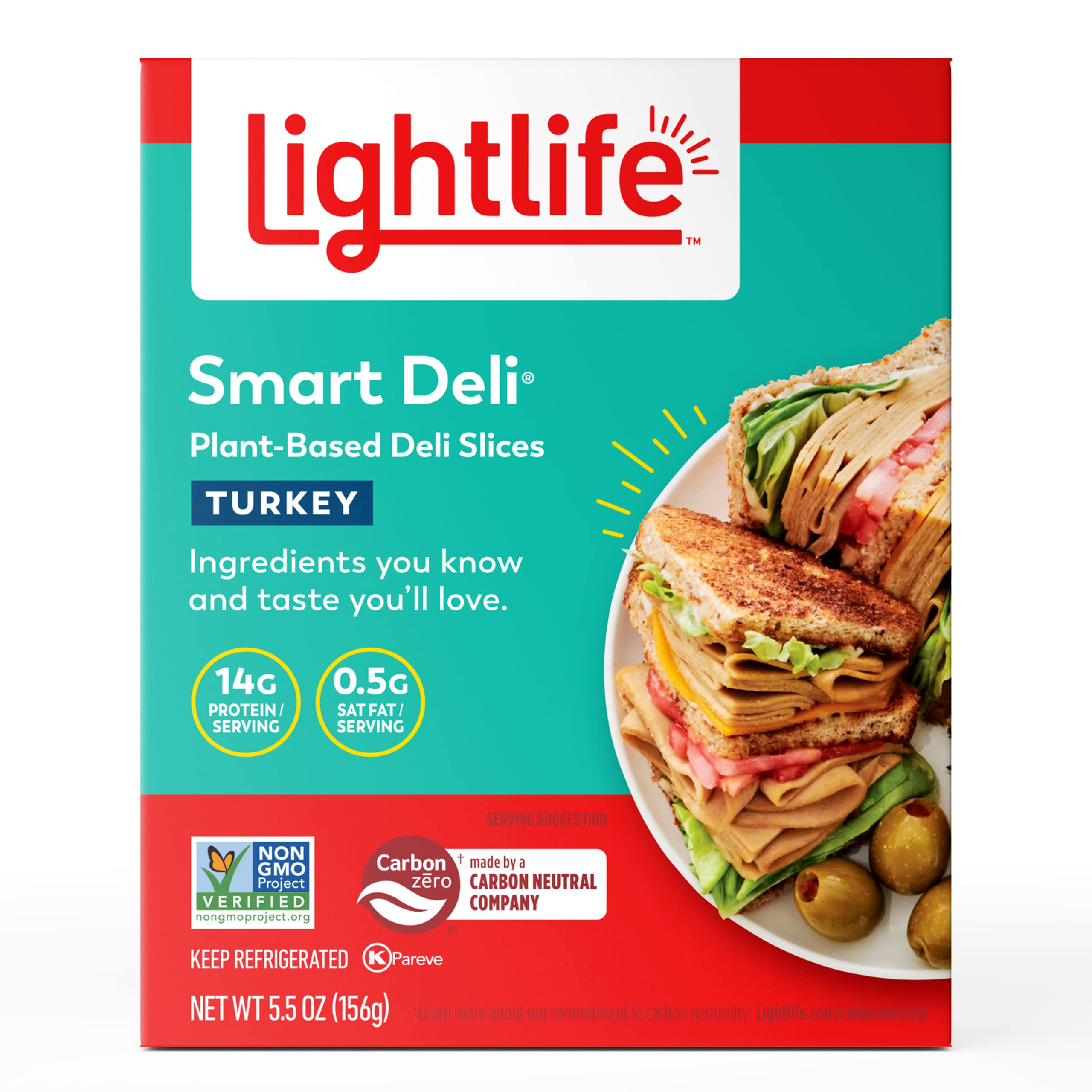 Algopix Similar Product 6 - Lightlife Smart Deli Vegan Turkey