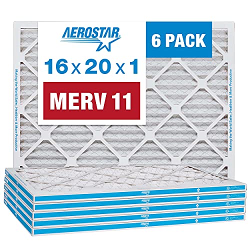 Algopix Similar Product 9 - Aerostar 16x20x1 MERV 11 Pleated Air