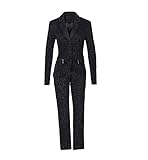 Algopix Similar Product 4 - FC Womens 3 Button Jacket three Piece