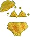 Algopix Similar Product 20 - Bywen Girls Swimwear Bikini with Hat