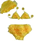 Algopix Similar Product 9 - Bywen Girls Swimwear Bikini with Hat