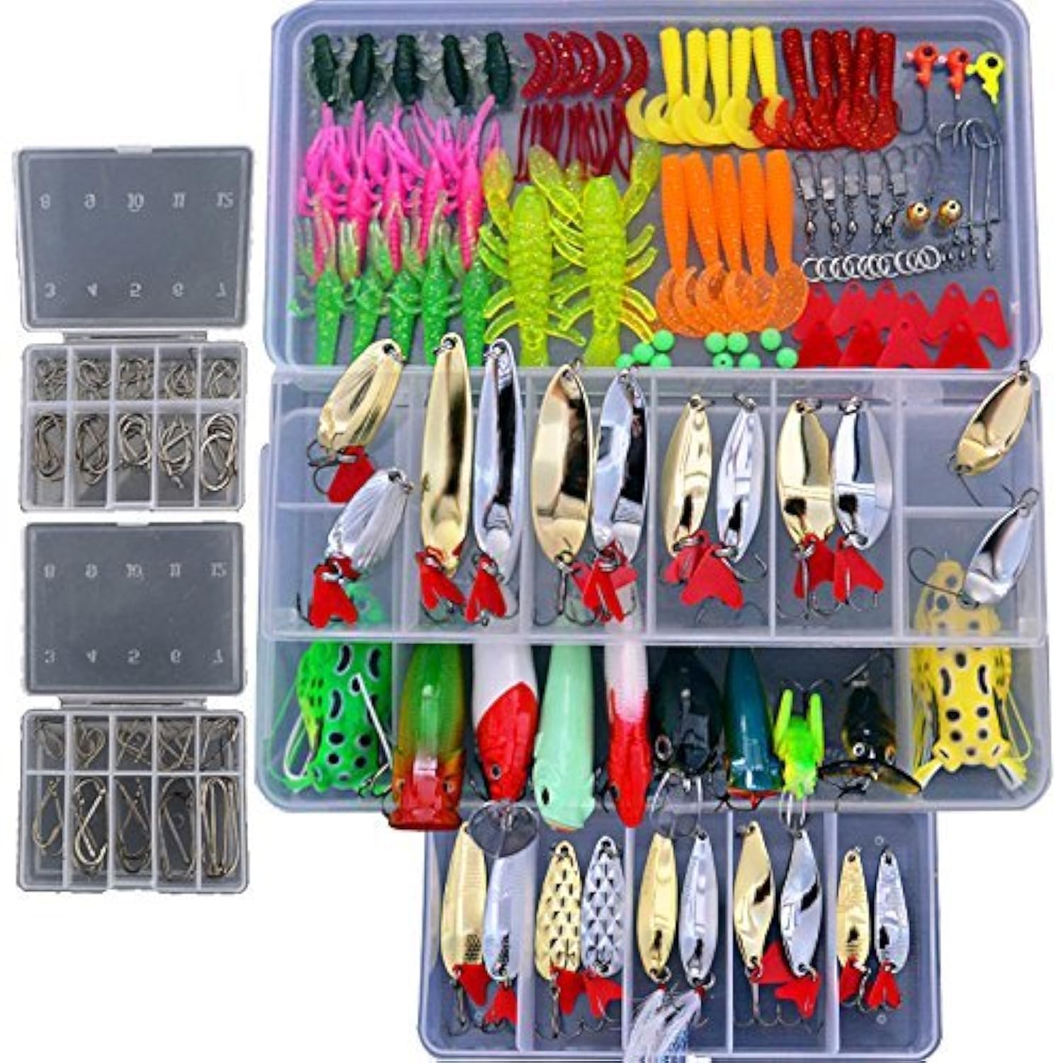 Algopix Similar Product 7 - Smartonly1 Set 226Pcs Fishing Lure