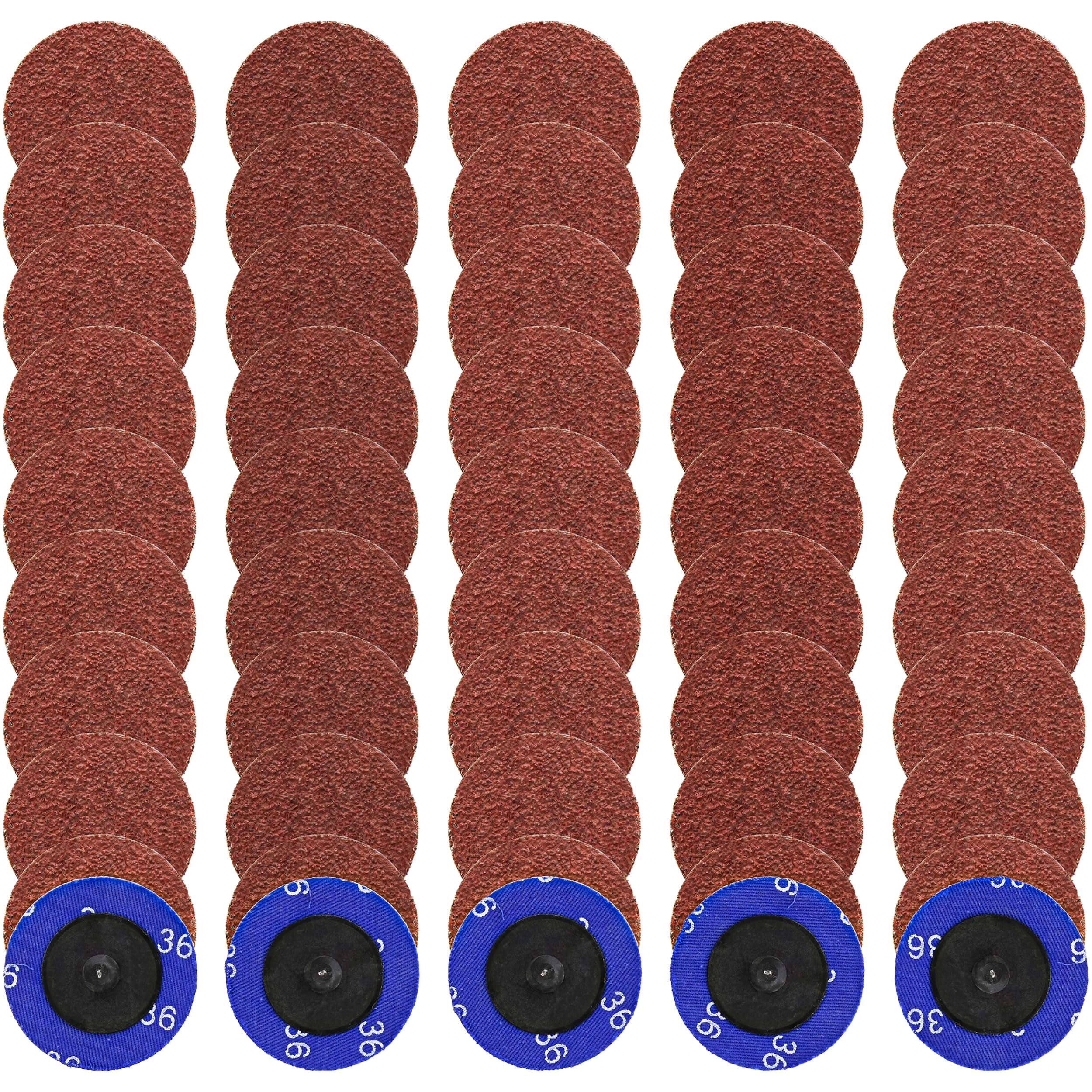 Algopix Similar Product 6 - ABN Aluminum Oxide Sandpaper Disc 50pk