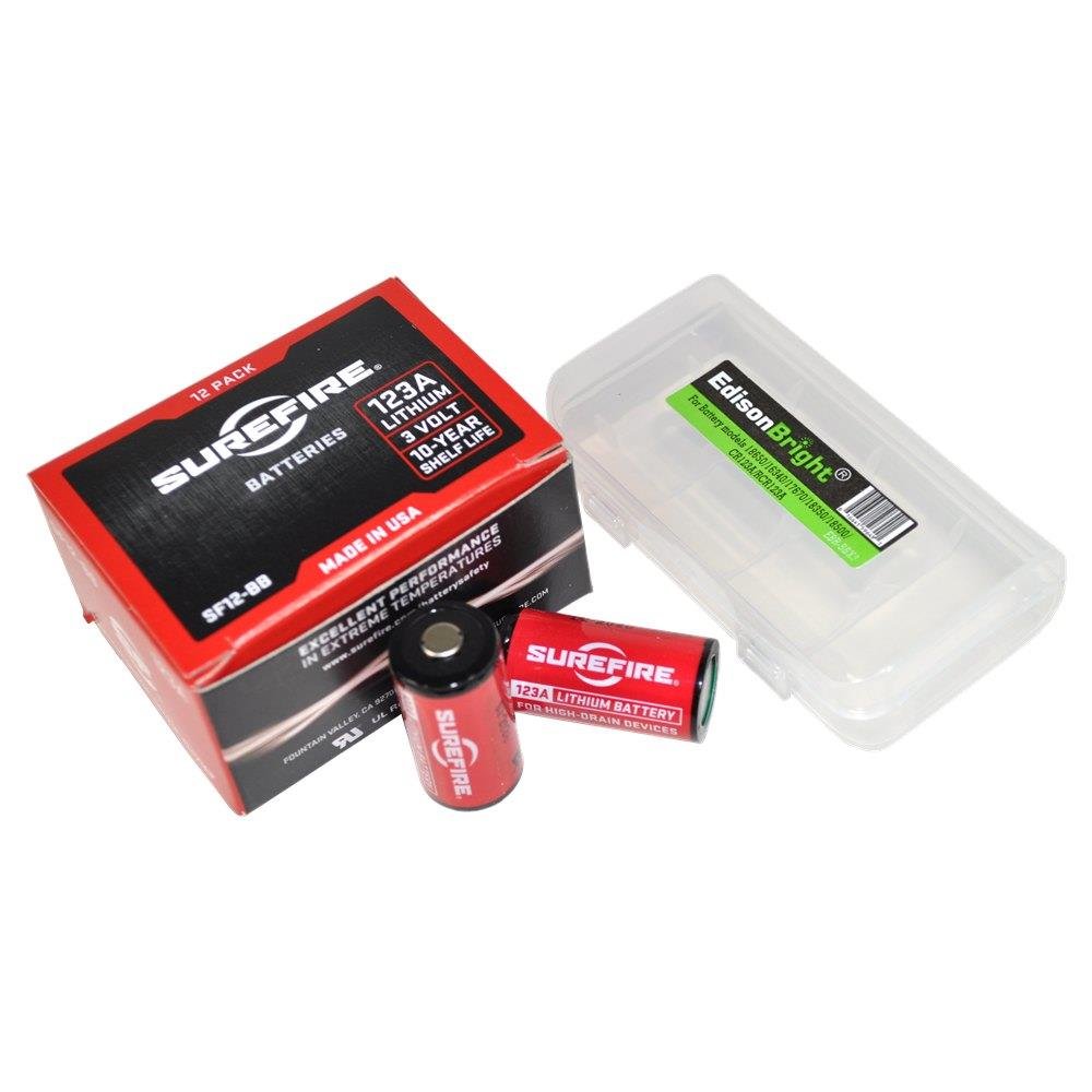 Algopix Similar Product 18 - 12 Pack SureFire CR123A Lithium