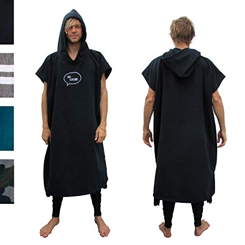Algopix Similar Product 13 - Thick Microfiber Surf Poncho Wetsuit