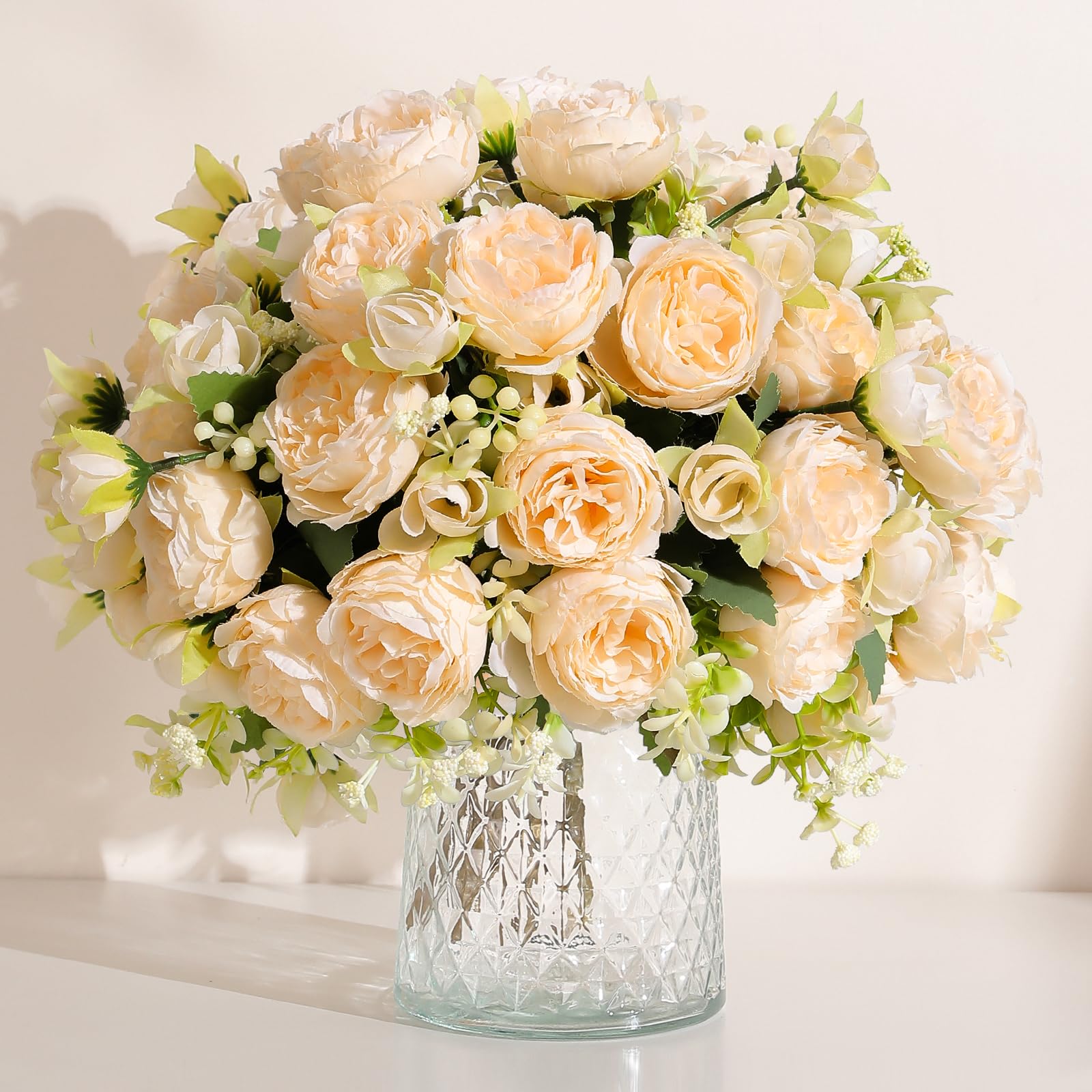 Algopix Similar Product 7 - Luyue Peonies Artificial Flowers