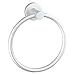 Algopix Similar Product 7 - MSV Lugano Aluminum Towel Ring, Silver