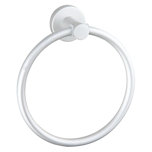 Algopix Similar Product 10 - MSV Lugano Aluminum Towel Ring, Silver