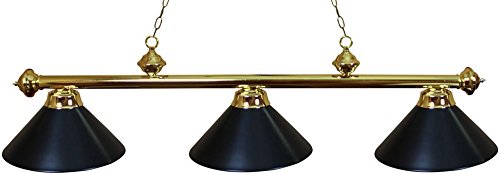 Algopix Similar Product 1 - Ozone Brass Pool Table Light with Black