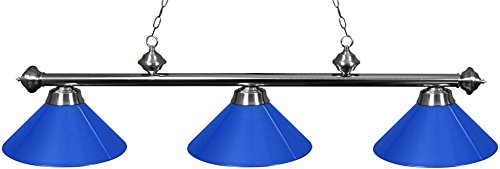 Algopix Similar Product 11 - Ozone Brushed Chrome Pool Table Light