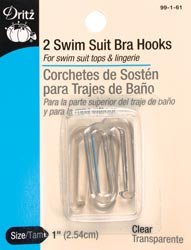 Algopix Similar Product 6 - Dritz Swim Suit Bra Hook 1 inch Wide