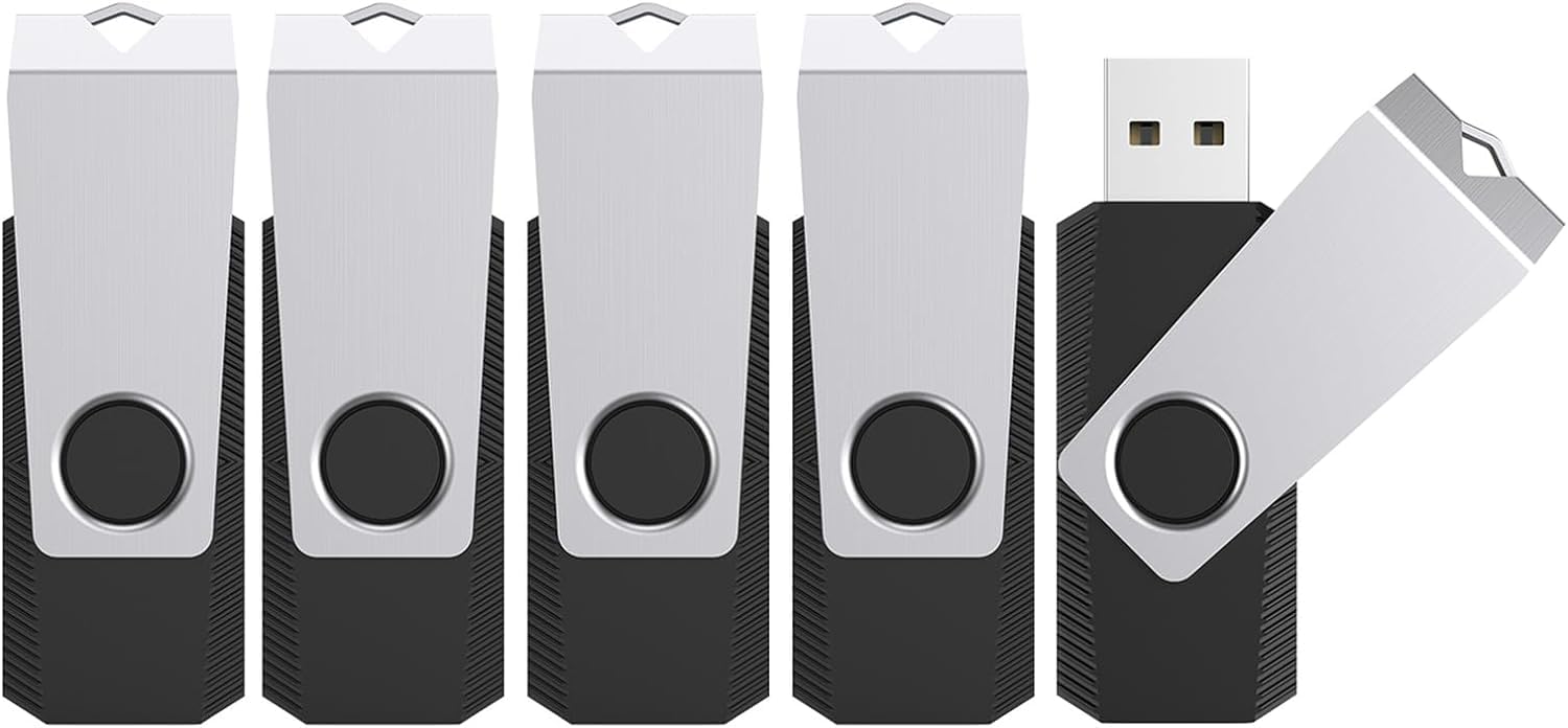 Algopix Similar Product 11 - TOPESEL USB Storage Flash Drive 5 Pack